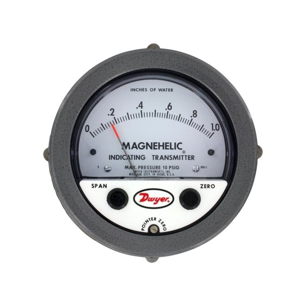 Dwyer Instruments Differential Pressure GageTransmitter, Indicating 605-250PA